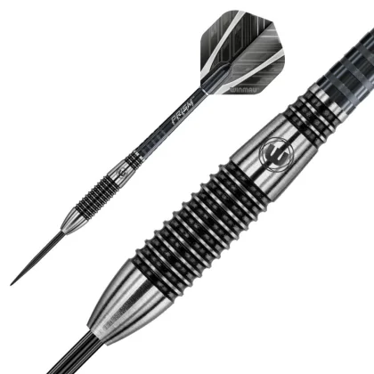 Sada steel šipek Winmau Black out 24g, 90% wolfram