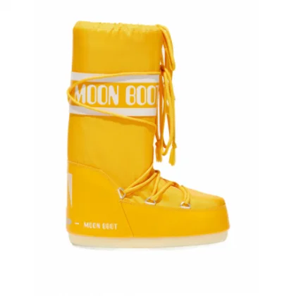 Dámské vysoké zimní boty MOON BOOT ICON NYLON, 084 yellow