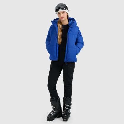 4F Lyžařské kalhoty softshell membrána 10000 dámské - černé M