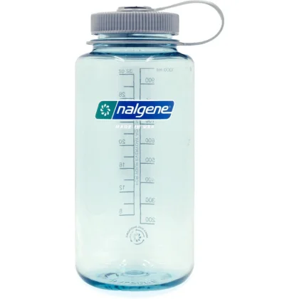 Nalgene wide mouth sustain, láhev na pití, 1000 ml, transparentní