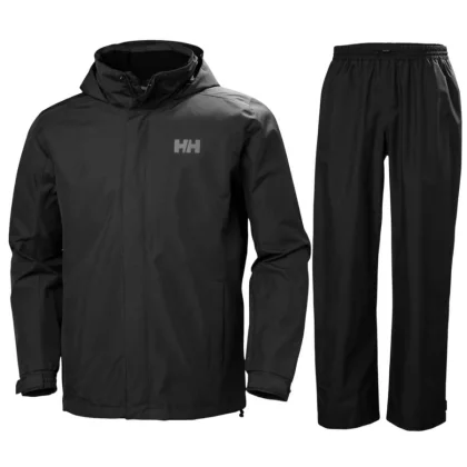 Helly Hansen Dubliner/HH Rain, pánská sada do deště, černá