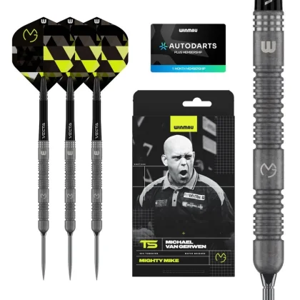 Šipky steel Winmau MvG TS 23g 90% wolfram