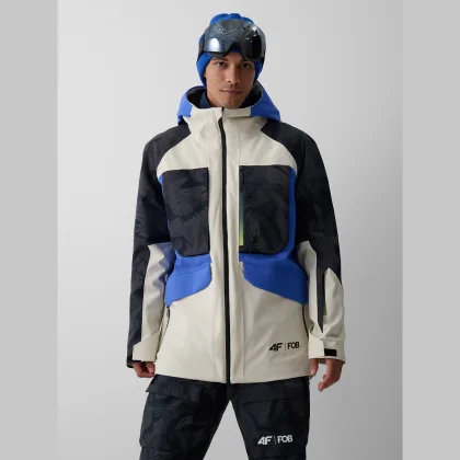 4F Snowboardová bunda membrána 15000 pánská - černá L