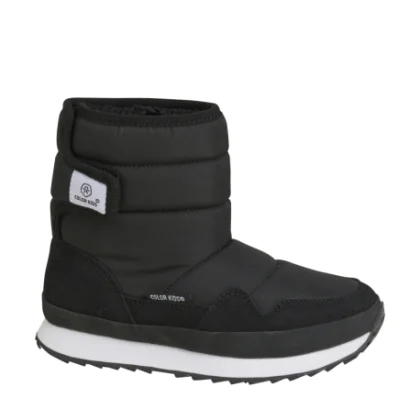Dětské vysoké zimní boty COLOR KIDS Boots W. 1 velcro, black