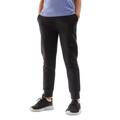 Dívčí tepláky 4F JUNIOR TROUSERS-JAW23TTROF515-20S-DEEP BLACK