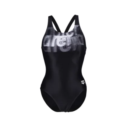 Dámské plavecké jednodílné plavky ARENA WO OVERLAP SWIMSUIT V BACK LB