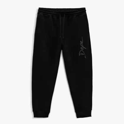 Tepláky Jogger , Barva Modrá, s Potiskem Dope