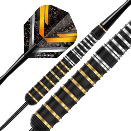 Šipky steel Harrows Vulcan 22g brass