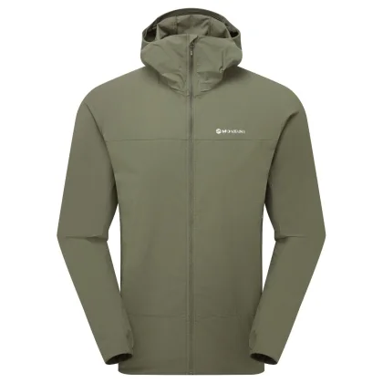 Montane Tenacity Nano Hoodie, softshellová bunda, pánská, zelená
