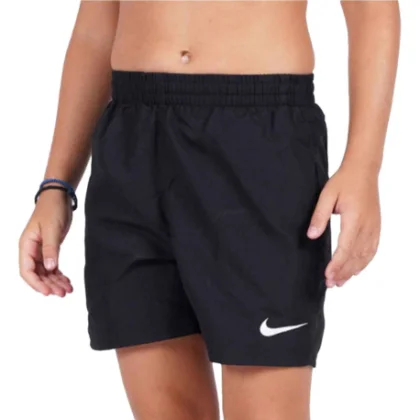 Chlapecké plavky NIKE SWIM 4 inch VOLLEY SHORT BLACK-BLACK
