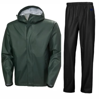 Helly Hansen Moss Pant/Jacket – nepromokavá souprava, pánská, černá/zelená