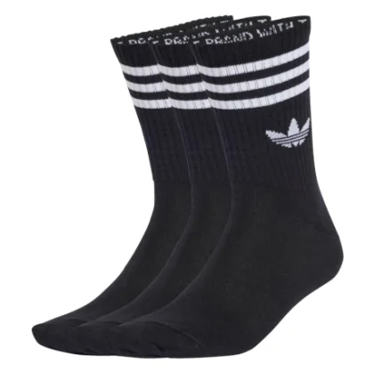 Ponožky ADIDAS ORIGINALS 3 PACK-CREW S BLACK BLACK BLACK