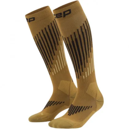 CEP Ski Touring Merino Socks Tall 3.0, lyžařské ponožky, pánské, hnědé