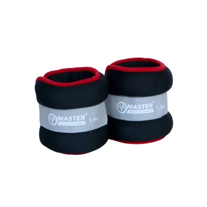 Kondiční zátěž na zápěstí a nohy MASTER 2 x 1,5 kg - neopren