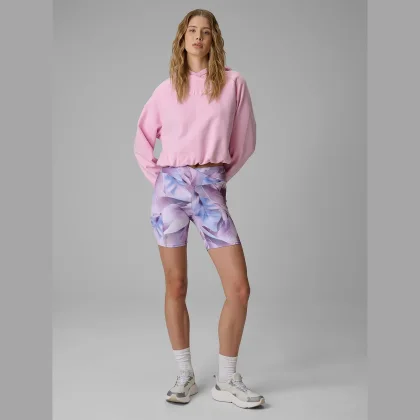 Dámské krátké úpletové legíny - multicolor
