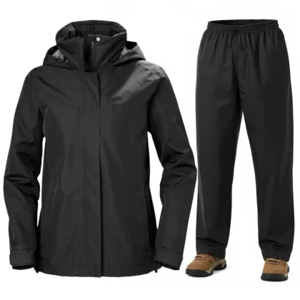 Helly Hansen Aden/HH Rain, dámská sada do deště, černá