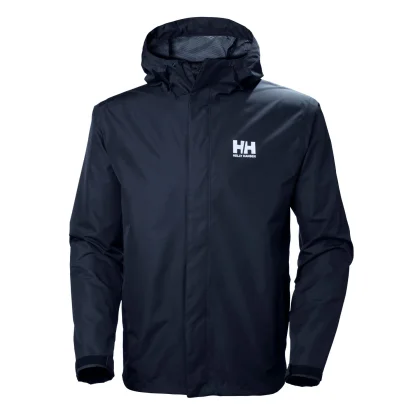 Helly Hansen Seven J, pánská bunda do deště, tmavě modrá
