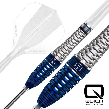Šipky steel Harrows Geo Bomb 23g Quick Point 90% wolfram