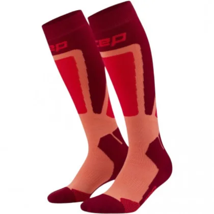 CEP Ski Thermo Socks Tall 4.0, lyžařské ponožky, pánské, červené