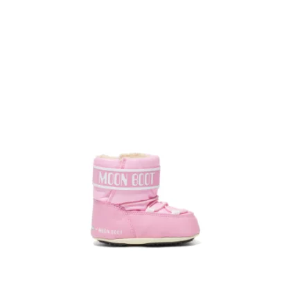 Dětské kotníkové zimní boty MOON BOOT CRIB NYLON, 004 light pink