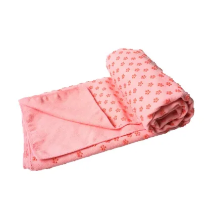 Yoga ručník Sportago Anti-Slip - zelená
