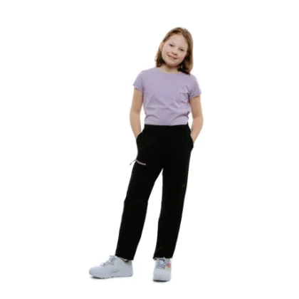 Dívčí turistické kalhoty 4F JUNIOR TROUSERS FNK F097-20S-DEEP BLACK