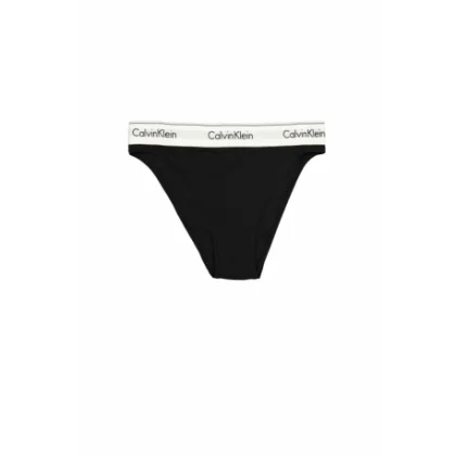 Dámské kalhotky CALVIN KLEIN HIGH LEG TANGA-Black