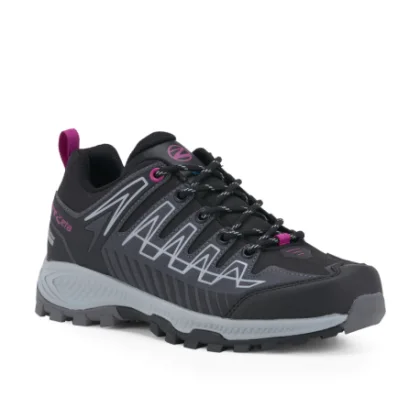 Dámská nízká turistická obuv TREZETA Thunder Ws Wp, Dark grey Fuchsia