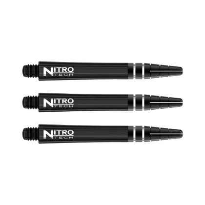 Násadky na šipky Red Dragon Nitrotech plastové černé, dlouhé
