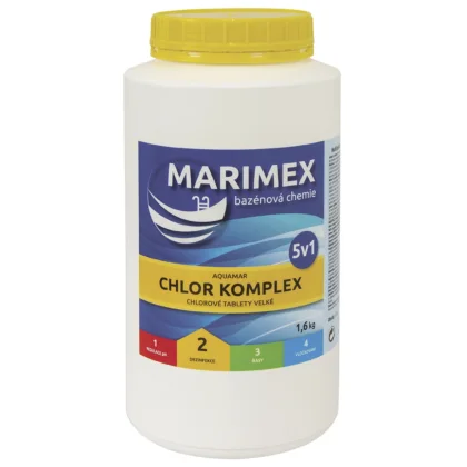 Bazénová chemie MARIMEX Komplex 5v1 1,6 kg