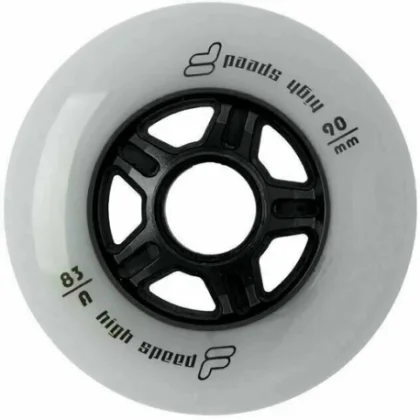 Náhradní kolečka na brusle FILA SKATES FILA WHEELS 90MM 83A WHITE