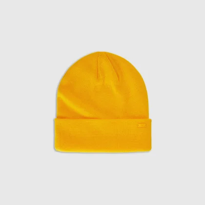 4F Unisex beanie čepice - oranžová one size