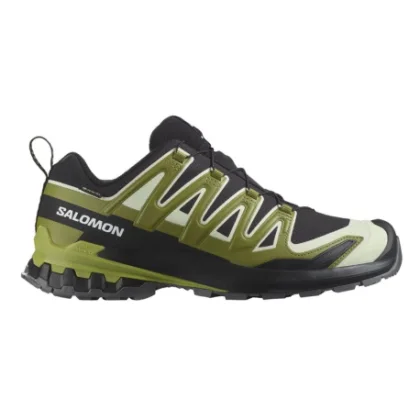 Pánská běžecká trailová obuv SALOMON XA Pro 3D V9 GTX M black lime cream dark citron