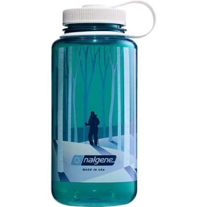 Nalgene wide mouth sustain, láhev na pití, 1000 ml, landscape forest