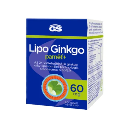 GS Lipo Ginkgo paměť+ 60mg cps.90