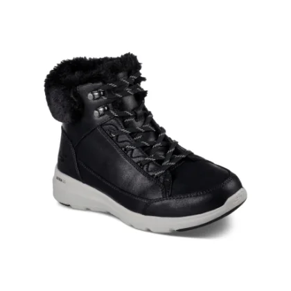 Dámské kotníkové zimní boty SKECHERS On The-Go Glacial Ultra Cozyly black