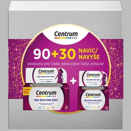 Centrum multivitamín pro ženy dárkové balení 90 + 30 tablet