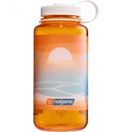 Nalgene wide mouth sustain, láhev na pití, 1000 ml, landscape sunset