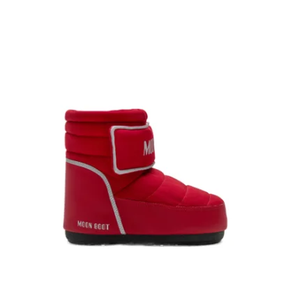 Kotníkové zimní boty MOON BOOT MB ICON STRAP, D001 MOON RED
