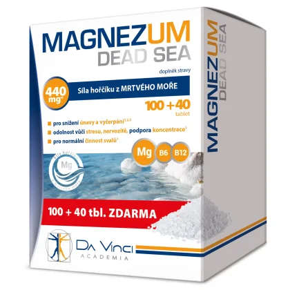 Magnezum Dead Sea Da Vinci Academia 140 tablet