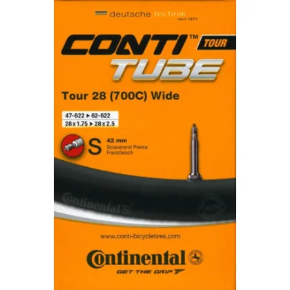 Duše na kolo CONTINENTAL Tour 28 Wide - ventil FV42