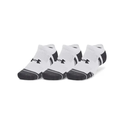 Under Armour Performance Tech 3pk NS Socks White