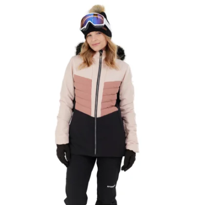 Dámská lyžařská bunda FUNDANGO Salina Padded Jacket-385-mauve