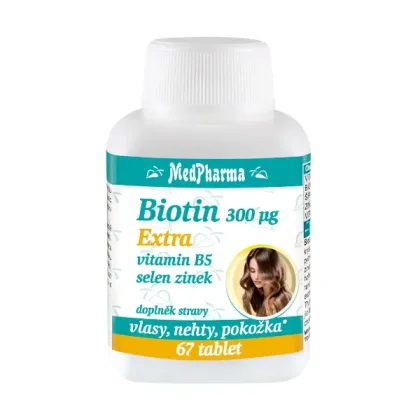 MedPharma Biotin 300 µg Extra 67 tablet