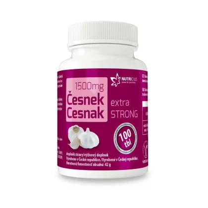Nutricius Česnek extra strong 1500 mg 100 tablet