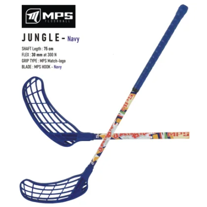 Dětská florbalová hokejka MPS JUNGLE Navy R
