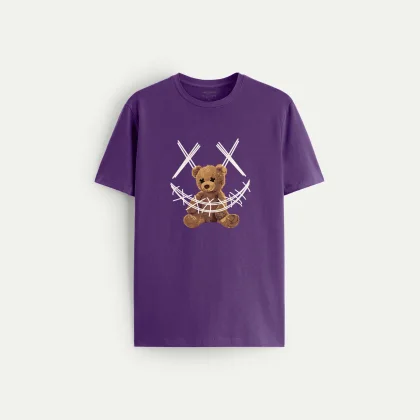 Tričko, Barva Černá, s Potiskem Stand Out Teddy