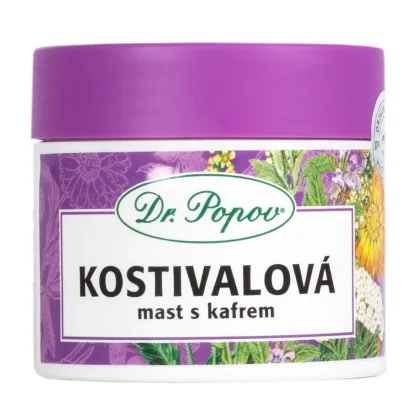 Dr. Popov kostivalová mast s kafrem 50 ml