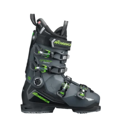 Pánské lyžařské boty na sjezdovku - on piste NORDICA SPORTMACHINE 3 110 (GW)-ANTHRACITE-BLACK-GREEN
