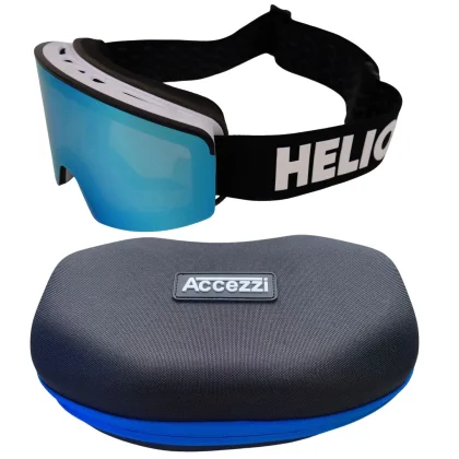 Helios Spark Magnet, lyžařské brýle, junior, + Accezzi Avoriaz, Pouzdro na brýle